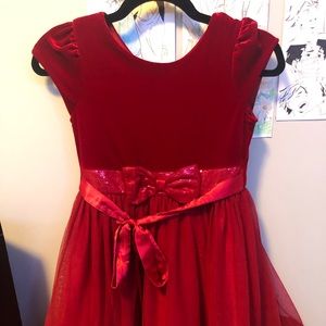 Girls Red Dress